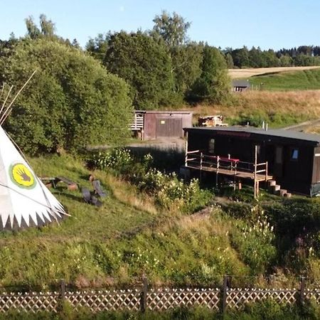 Tiny House Mit Indianerzelt Und Lagerfeuer Im Harz Apartment Benneckenstein Exterior photo